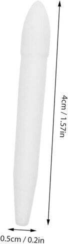 20pcs استبدال القلم القلم لعلامات الطلاء الدائمة 5 ملم أبيض جولة الطرف إعادة ملء pen acrylic. in Kuwait