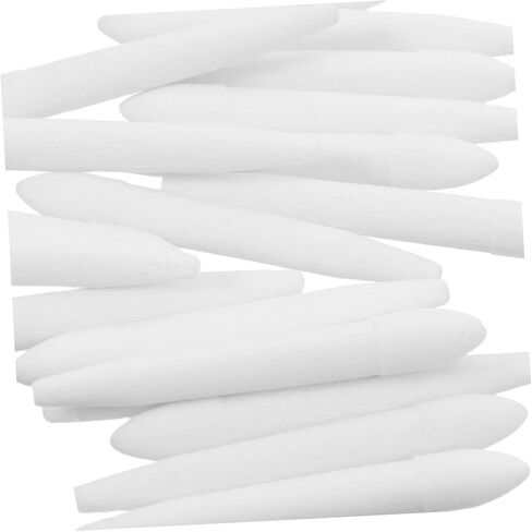 20pcs استبدال القلم القلم لعلامات الطلاء الدائمة 5 ملم أبيض جولة الطرف إعادة ملء pen acrylic. in Kuwait