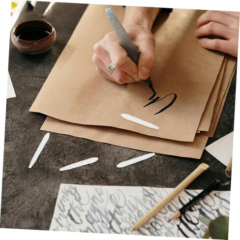 20pcs استبدال القلم القلم لعلامات الطلاء الدائمة 5 ملم أبيض جولة الطرف إعادة ملء pen acrylic. in Kuwait