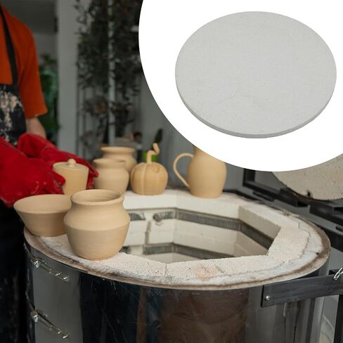 Weysat 13" x 1/2" Thick Round Kiln Shelf - Fires up to 2282°F for Ceramics Pottery & Glass Fusing in Saudi Arabia