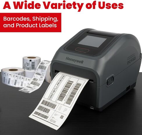 Honeywell PC45d Desktop Label Printer, Direct Thermal Printer, 203 dpi Professional Label Printer with USB, Ethernet for Retail, Logistics, Manufacturing & Healthcare in Saudi Arabia