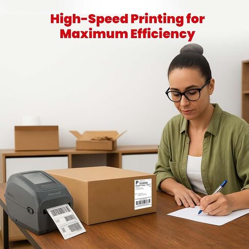 Honeywell PC45d Desktop Label Printer, Direct Thermal Printer, 203 dpi Professional Label Printer with USB, Ethernet for Retail, Logistics, Manufacturing & Healthcare in Saudi Arabia