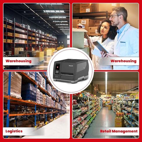 Honeywell PC45d Desktop Label Printer, Direct Thermal Printer, 203 dpi Professional Label Printer with USB, Ethernet for Retail, Logistics, Manufacturing & Healthcare in Saudi Arabia