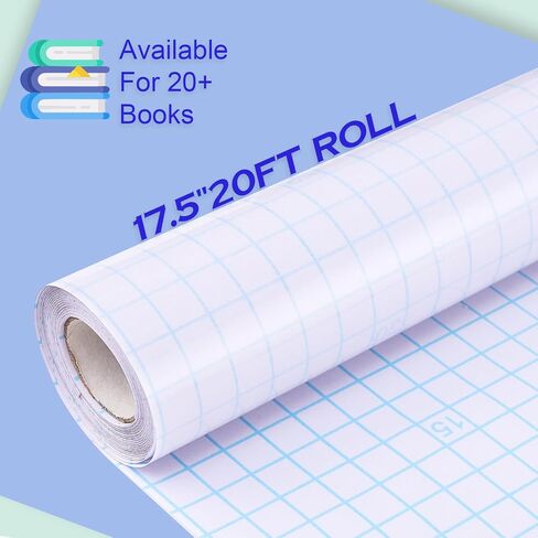 WSICSE CLAY CONTAIN PAPER ROLL 17.5 في × 20 قدمًا قشرًا وعصا لاصقة غلاف الحامي البلاستيكي للكتب الكتب المدرسية in Saudi Arabia