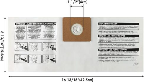 Shop-Vac 90667 1.5-Gallon All Around Collection Bag,6 Pack in Kuwait