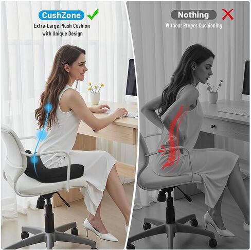 وسادة المقعد ، وسائد كرسي مكتب رغوة الذاكرة ، والتصميم المنحني المريح للعرق النسا ، وعظم الذاكرة ، والقدع ، ودعم المقعد للسيارة ، وكرسي المكتب ، وكرسي متحرك ، ويعزز الراحة الطويلة (الرمادي) in Kuwait