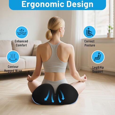 وسادة المقعد ، وسائد كرسي مكتب رغوة الذاكرة ، والتصميم المنحني المريح للعرق النسا ، وعظم الذاكرة ، والقدع ، ودعم المقعد للسيارة ، وكرسي المكتب ، وكرسي متحرك ، ويعزز الراحة الطويلة (الرمادي) in Kuwait