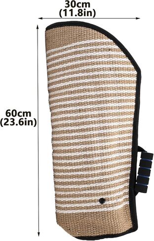 Morezi Dog Bite Sleeve Cloeve Dog Dogs ، معدات تدريب قوية ، Fit Pit Bull German Shepherd K9 ، جرو يونغ كلاب آمنة مضغية مبطنة لعب لعبة السحب لأي من الذراع - أسود - أسود in Kuwait