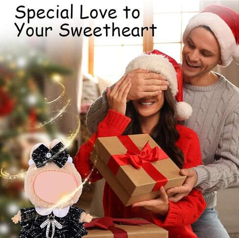 17cm Doll Clothes Set, Premium Jeans & Knitted Sweater Outfit for 17cm 15cm Dolls, Cute Dress Up Fashion, No Doll Included (D, 17cm/15cm) in Kuwait