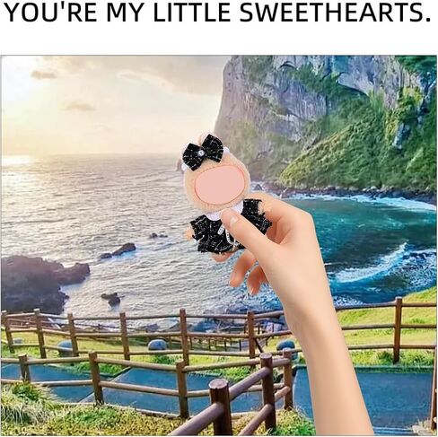 17cm Doll Clothes Set, Premium Jeans & Knitted Sweater Outfit for 17cm 15cm Dolls, Cute Dress Up Fashion, No Doll Included (D, 17cm/15cm) in Kuwait