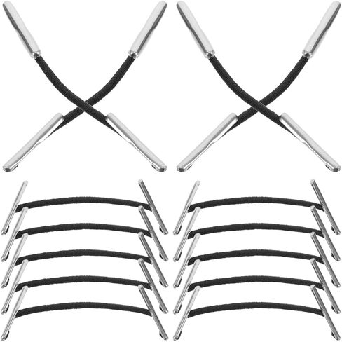 الأطراف المعدنية حبل الحبل الشائكة المرنة 100pcs سلسلة ممتدة لقبعة الحرفة الناعمة مرنة الفرقة in Saudi Arabia