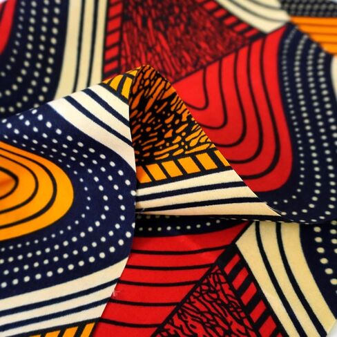 12pcs سمينة السمنة المربعات النسيج الأفريقي 19.5 × 15.7 بوصة Kente Cloth Ankara Wax Print Pretles for DIY Sewing Patchworkors in Saudi Arabia