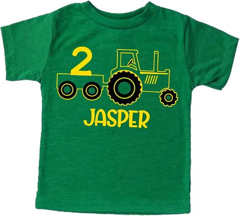 Tractor Big Farm Truck Birthday Party Shirt Custom Tee, Toddler and Youth Sizes (3T) in Kuwait