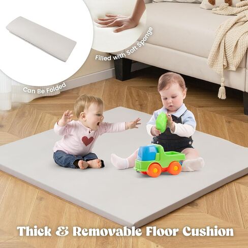 Costzon Kids Tent و 6 in-1 Play Frame Play House مع طاولة وكرسي ، ولوح الأسود ، وحقيبة التخزين الجانبية ، وسجادة الأرضية الناعمة ، والمسرح الداخلي للبنين الفتيات الذين تتراوح أعمارهم بين 2 و 6 سنوات in Kuwait