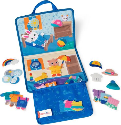Melissa & Doug® Ms. Rachel ™ What To What To Love Activity Board Think -Shaking Preschool Learning Toy for Boys and Girls - FSC Certified in Saudi Arabia