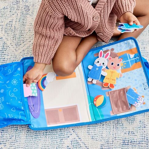 Melissa & Doug® Ms. Rachel ™ What To What To Love Activity Board Think -Shaking Preschool Learning Toy for Boys and Girls - FSC Certified in Saudi Arabia
