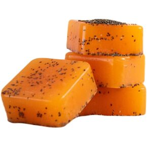 Handmade Papaya Soap - Bath and Body Soap - All Natural Ingredients - Gift for Men and Women in Saudi Arabia