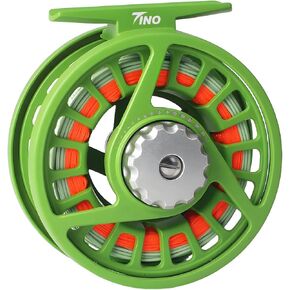 بكرة الصيد M MAXIMUMCATCH Tino Fly Fishing Reel (3/4wt 5/6wt 7/8wt) وبكرة الذبابة المحملة مسبقًا مع مجموعة الخط in Kuwait