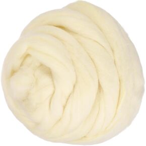 غزل الصوف المتجول ، 250 جرام/8.8oz الصوف الغزل النقي المتجول ، أصفر in Kuwait
