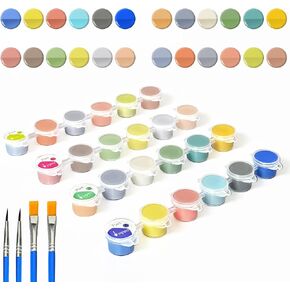 Underglaze للسيراميك ، الصقيل السيراميك DIY للمبتدئين ، 3 Mini Pack Pottery Glaze مع الأدوات. in Kuwait