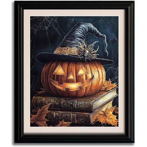 WRTCPOC لطيف هالوين الأشباح DIY مختومة كروس غرز مجموعات للبالغين القراءة الكتب 11CT NEEELEPOINT التطريز Cross Cross Stitch Kits Decoration in Kuwait