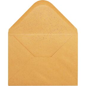 A7 Envelopes - V Flap Foil Linder Luxury Mailing A7 Envelopes for 5" x 7" Cards - for Wedding, Invitations, Baby Shower, Photos, Graduation, Birthday - 5.25" x 7.25" (50 Pack, Gold Round Confetti) in Kuwait