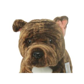 Brindle Staffordshire Bull Terrier Plush Toy Dog Plushie Can Be Personalized & Customized With An Engraved Tag, Collar and Stunning Gift Wrap in Kuwait