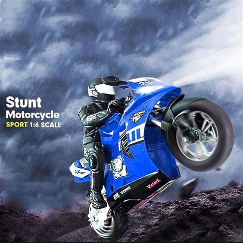 RC Electric Motorcycle ، 1/6 مقياس 2.4 جيجا هرتز RC مزدوج الحركين ثنائية العجل in Kuwait