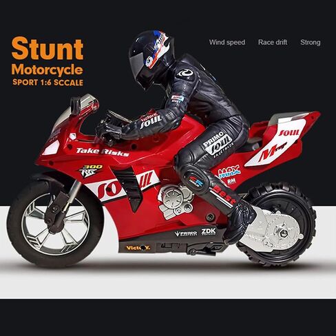 RC Electric Motorcycle ، 1/6 مقياس 2.4 جيجا هرتز RC مزدوج الحركين ثنائية العجل in Kuwait