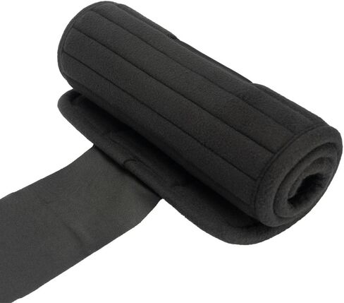 Schneiders Quick-Start Combo Memory Foam No Boy Wrap للخيول وحماية المماطلة أو المقطورة | اللون الأسود | حجم 14 " in Kuwait