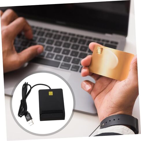 PRETYZOOM Card Reader for Multiple Cards Multi-Function for ATM Ic Id CAC Sim Smart USB Portable High-Speed Performance in Saudi Arabia
