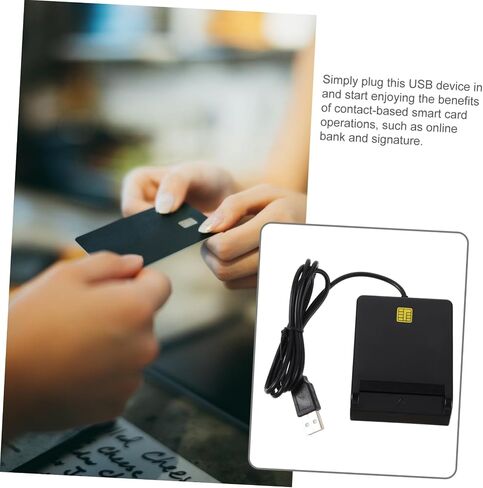 PRETYZOOM Card Reader for Multiple Cards Multi-Function for ATM Ic Id CAC Sim Smart USB Portable High-Speed Performance in Saudi Arabia