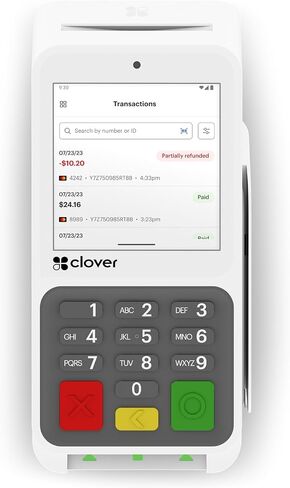 Clover Compact Credit Card Reader for Small Businesses - Requires Merchant Processing Account Through Advantage Pos Store. in Saudi Arabia