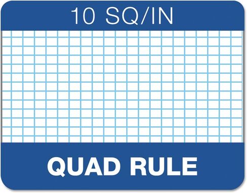 قمم 33101 منصات Quadrille ، 10 مربعات/بوصة ، 8 1/2 × 11 ، أبيض ، 50 ورقة in Saudi Arabia