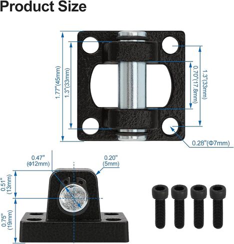 Baomain Foot Flange CB-125 لتركيب القدم مع أسطوانة هوائية قياسية SC 125 in Kuwait