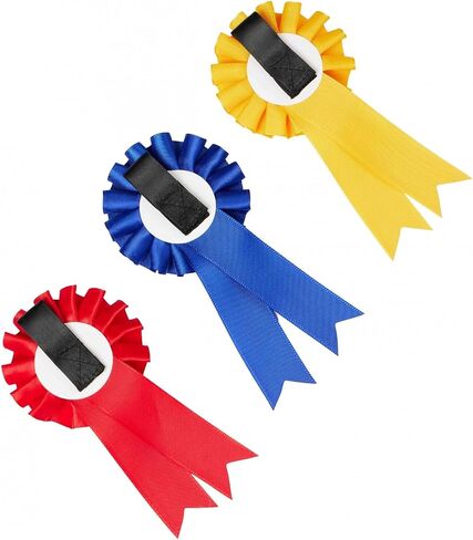 Lemieux Toy Pony Rosette Pack - مجموعة من ثلاثة ردودة ساتان - تهنئة لعبة Pony - مناسبة للأعمار 3+ in Kuwait