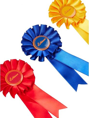 Lemieux Toy Pony Rosette Pack - مجموعة من ثلاثة ردودة ساتان - تهنئة لعبة Pony - مناسبة للأعمار 3+ in Kuwait