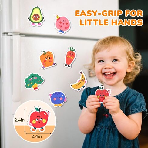 Joycat Wooden Bridge Magnets للأطفال الصغار ، 20 مغناطيس ثلاجة حيوانات لطيف للأطفال ، ألعاب مغناطيسية كاملة ، هدايا تعلم الأطفال التعليمية الممتعة لمدة 2 3 4 5 سنوات in Saudi Arabia