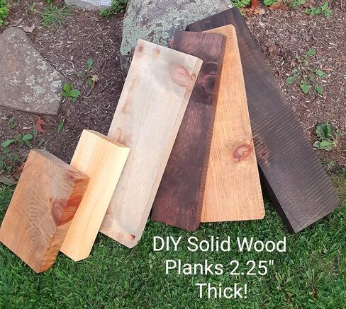 Square Edge Solid Wood DIY Plank Board 2 inches Thick in Saudi Arabia