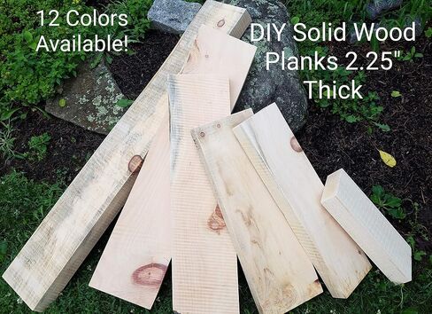 Square Edge Solid Wood DIY Plank Board 2 inches Thick in Saudi Arabia