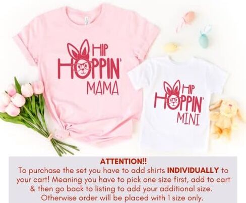 Hopping Mama Mini Mommy and Me Clothes Easter, Cute Mom and Daughter Easter Matching Outfits, Son Mother Baby Matching Mommy and Me Easter Shirts, Easter Gifts for Mom and Baby. BEARS1 Multicolor in Saudi Arabia