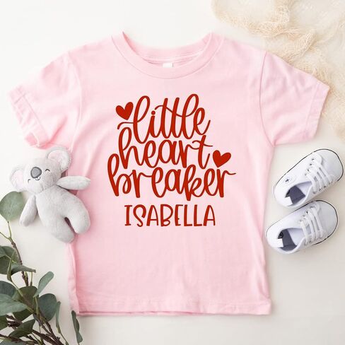 Little Heart Breaker Baby Valentines Day Outfit Boy Or Girl, Cute Toddler Boy Valentines Day Shirt, Valentine's Day Outfit for Toddler Girl, Newborn Valentine's Day Onesie. Multicolor in Saudi Arabia