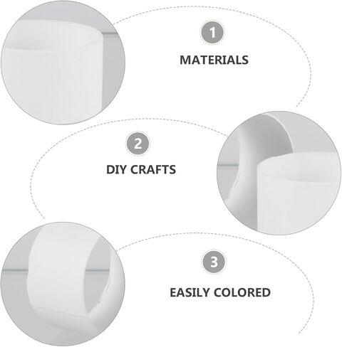 أنابيب من الورق المقوى 25pcly 25pcs لـ DIY الورق الفارغ لمشاريع الفنون الإبداعية للبولي أنشطة الفصول الدراسية والمرح صياغة الأفكار in Kuwait