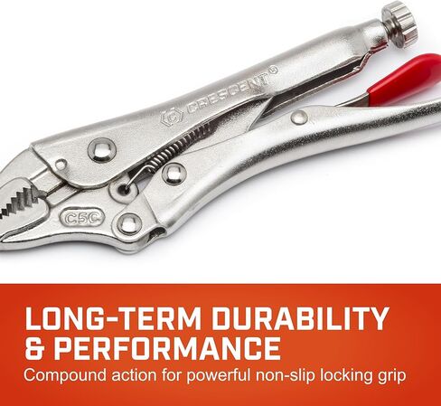 زرادية قفل بفك منحني 5 بوصة مع قطاعة أسلاك من كريسنت - C5CVN-08 in Kuwait