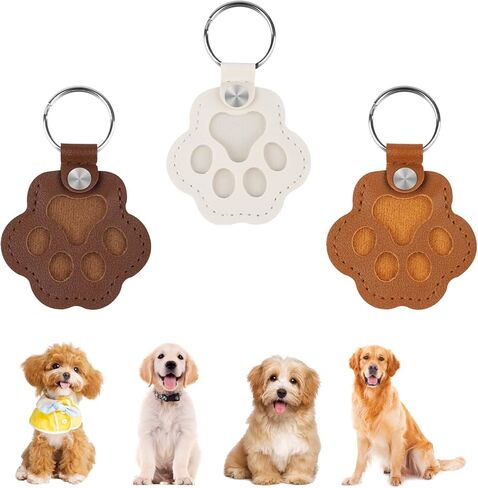 3 PCS Pet Fur Storage Ckeychain ، سلسلة مفاتيح شعر الكلب ، سلسلة المفاتيح على شكل PAW ، مفاتيح هدية ميموريال ، حامل مفتاح مصنوع يدويًا لجمع شعر القط والكلب in Saudi Arabia