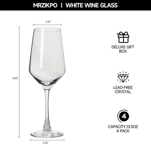 Champagne Glasses,Set of 4,Classic Shape,Hand Blown Elegant Unique Gift for Long stem Sparkling,Wine glasses for Wedding,Birthday Mother’s Day-Ideal for Wine Tasting,Daily Use-6.5 oz,Clear in Saudi Arabia