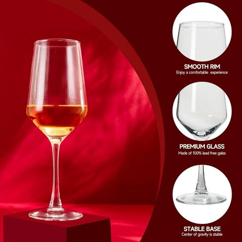 Champagne Glasses,Set of 4,Classic Shape,Hand Blown Elegant Unique Gift for Long stem Sparkling,Wine glasses for Wedding,Birthday Mother’s Day-Ideal for Wine Tasting,Daily Use-6.5 oz,Clear in Saudi Arabia