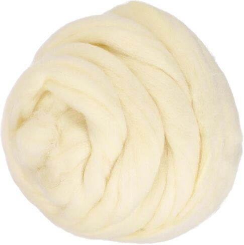 غزل الصوف المتجول ، 250 جرام/8.8oz الصوف الغزل النقي المتجول ، أصفر in Kuwait