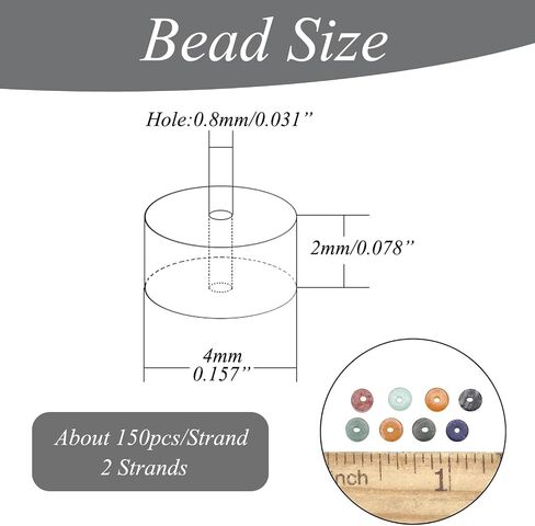 300pcs Natural Dragon Blood Spacer Beads 2mmx4mm Small Semi Precious Stone Heishi Disc Rondelle Loose Gemstone Beads for Jewelry Making Bracelets Crafts Beading Design in Saudi Arabia