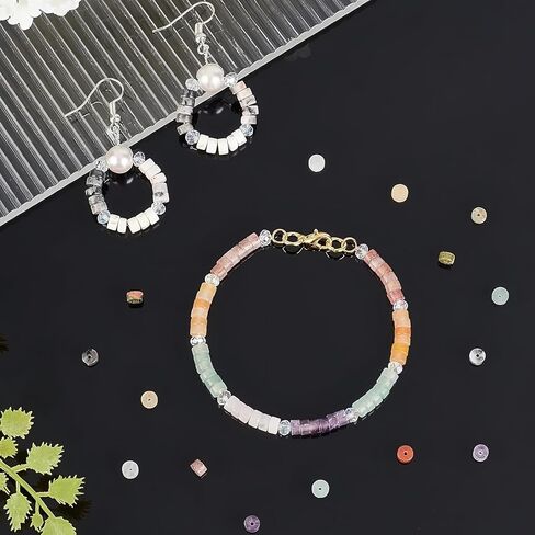 300pcs Natural Dragon Blood Spacer Beads 2mmx4mm Small Semi Precious Stone Heishi Disc Rondelle Loose Gemstone Beads for Jewelry Making Bracelets Crafts Beading Design in Saudi Arabia